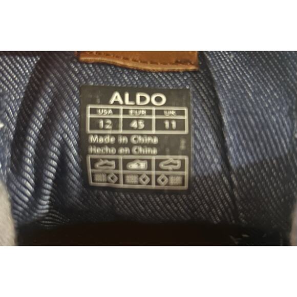 Aldo Light Gray Canvas Tancredo Business Casual Boat Shoes New Size 12 Men - Picture 6 of 6